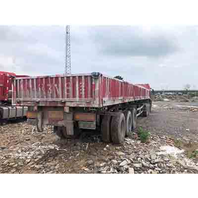 Dayun 400 HP 6*4 heavy semi tractor Wanfeng Heavy duty Dump semi trailer