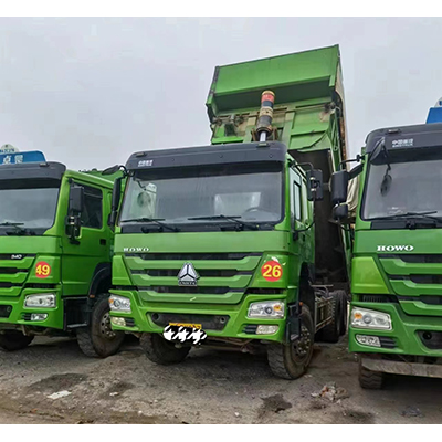 Used ZhongQi Howo 340 HP Heavy Duty Dump Truck